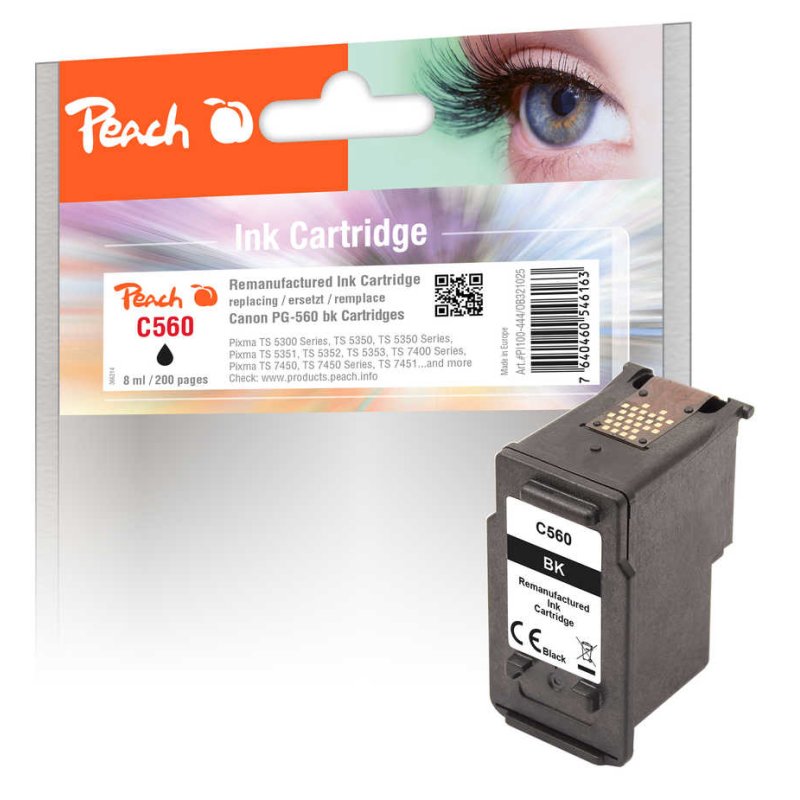 Tinte schwarz PI100-444 (kompatibel mit Canon PG-560)