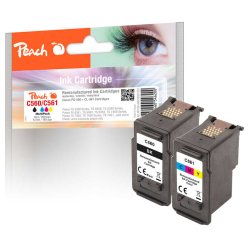 Peach 321029 ink cartridge 2 pc(s) Compatible Standard Yield Black, Cyan, Magenta, Yellow