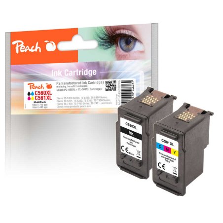 Tinte Spar Pack PI100-454 (kompatibel mit Canon PG-560XLBK, CL-561XLC)