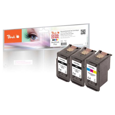 Peach Multi Pack Plus compatible with Canon PG-575XL, CL-576XL