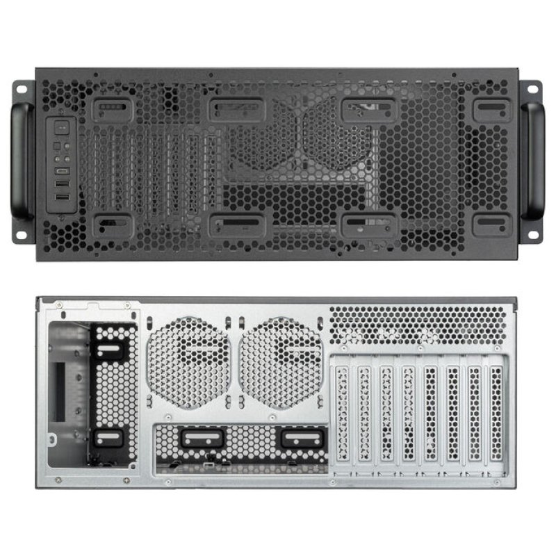 RM4A 4U Rackmount, Rack (schwarz, 4 Höheneinheiten)