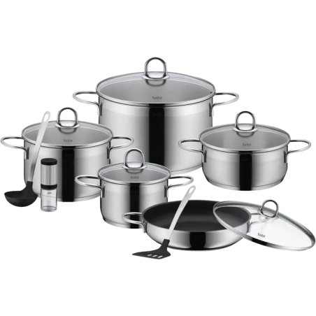 WMF 21.0929.6010 casserole à sauce Rond Argent