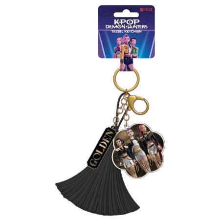 KPop Demon Hunters Tassel Keychain Golden