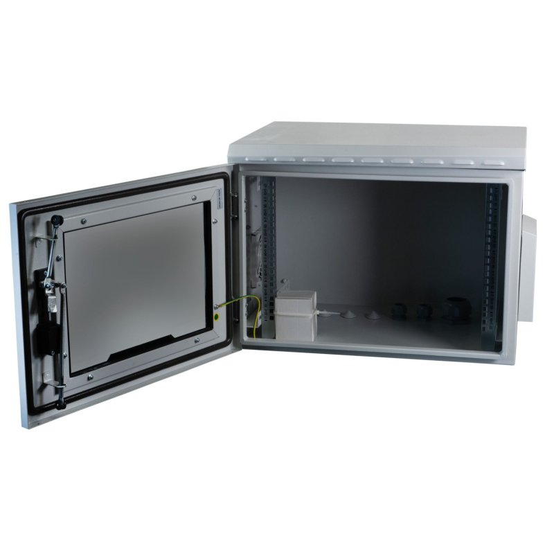 EFB 691712IP55.2G 19 Wandgehäuse IP55 12HE Glastür Tiefe 600mm RAL7035