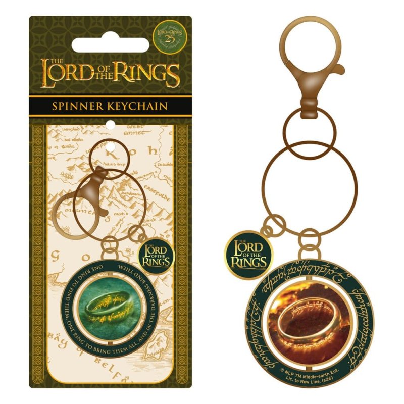 The Lord of the Rings Spinner Keychain Epic Journey