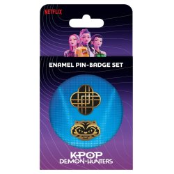 KPop Demon Hunters Pin-Badge Set Golden