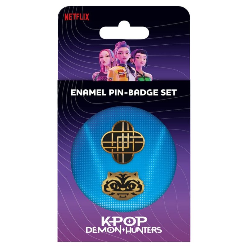 KPop Demon Hunters Pin-Badge Set Golden