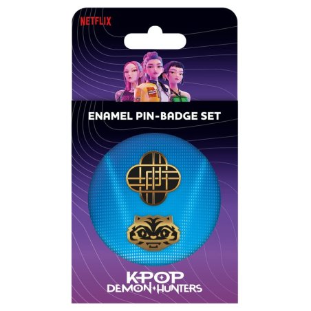 KPop Demon Hunters Pin-Badge Set Golden