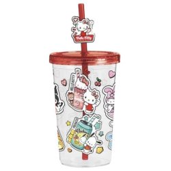 Hello Kitty and Friends Tumbler with Straw American Diner Version