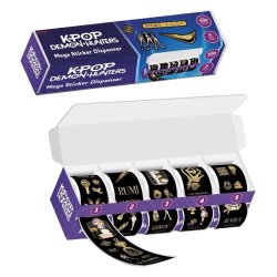 KPop Demon Hunters Sticker Dispenser Golden