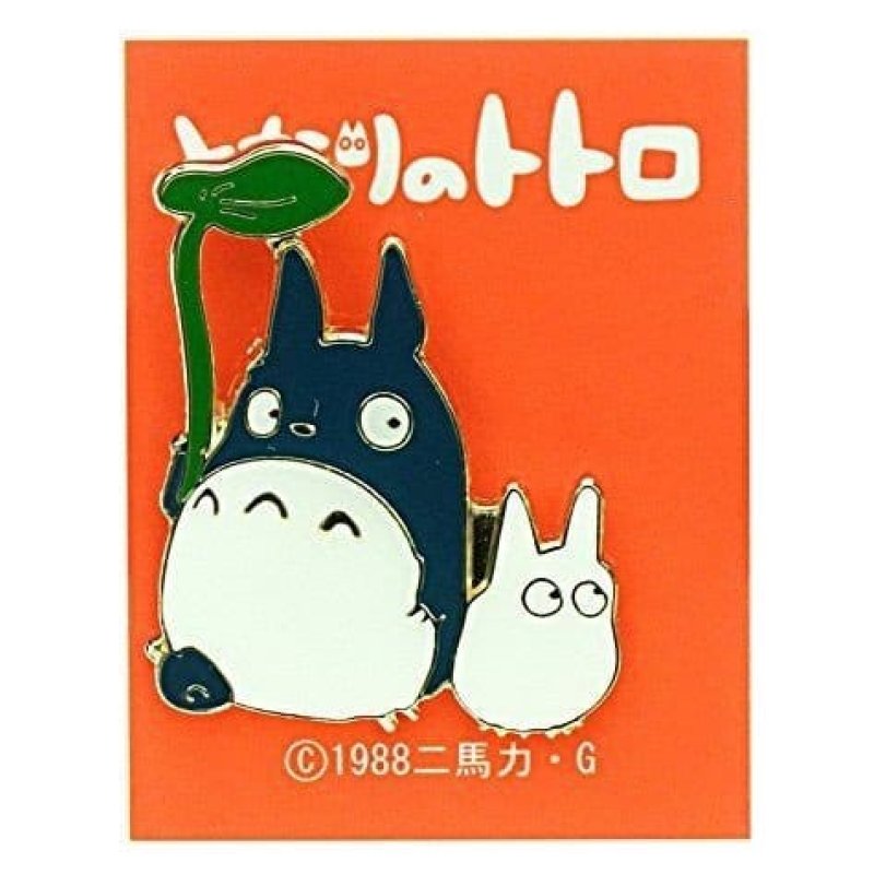 My Neighbor Totoro Pin Small and Middle Totoro with leaf