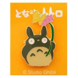 My Neighbor Totoro Pin Totoro With Flower
