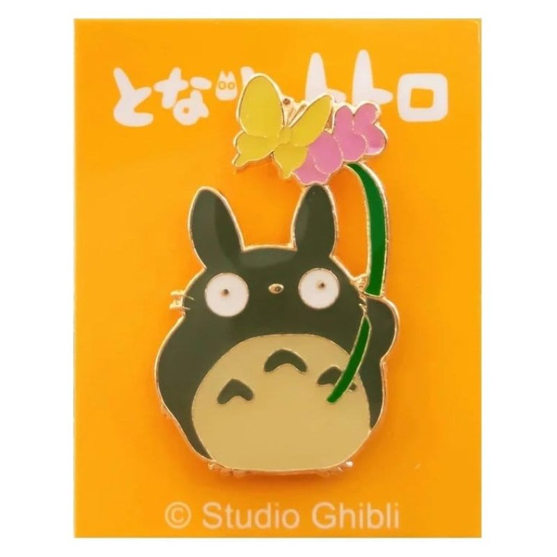 My Neighbor Totoro Pin Totoro With Flower