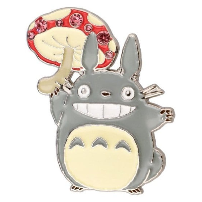 My Neighbor Totoro Metal Brooch Totoro Mushroom