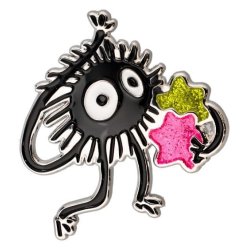 Spirited Away Metal Brooch Susuwatari
