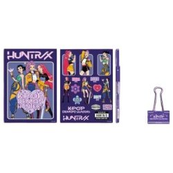 KPop Demon Hunters Transparent Pencil Case Set Hunter/X
