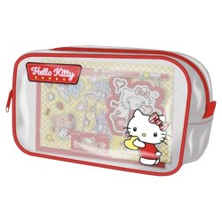 Hello Kitty and Friends Transparent Pencil Case Set American Diner Version