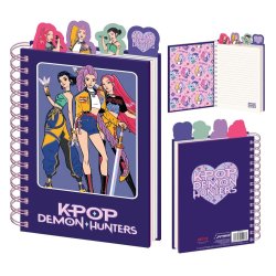 KPop Demon Hunters Project Notebook A5 Hunter/X Display (10)