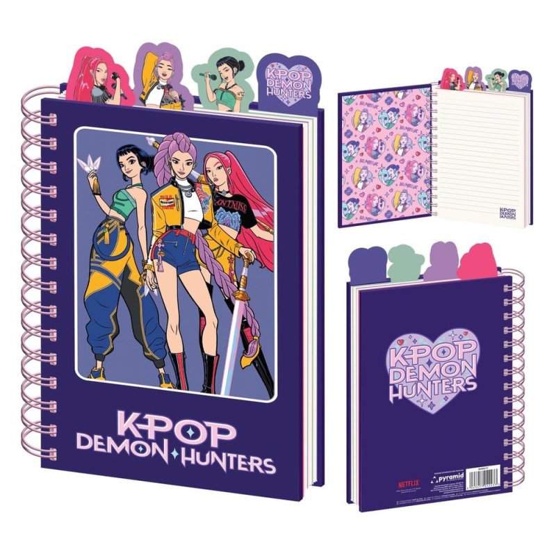 KPop Demon Hunters Project Notebook A5 Hunter/X Display (10)