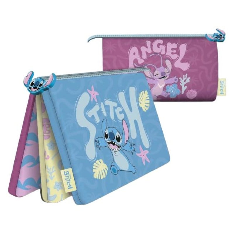 Lilo & Stitch Multi-Pouch Pencil Case In The Sun Display (6)