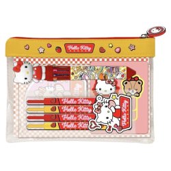 Hello Kitty and Friends Pouch Stationery Set American Diner Version Display (6)