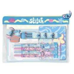 Lilo & Stitch Pouch Stationery Set In The Sun Display (6)