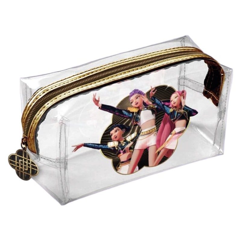 KPop Demon Hunters Transparent Pencil Case Golden Display (6)