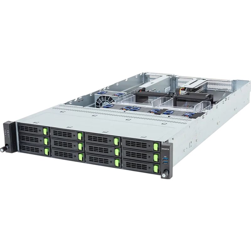 Barebone Server Gigabyte Barebone R263-ZG0-AAL2 (Rev. 3.x) Rack Server 2U Single Sockel SP5 6NR263ZG0DR000ACL2