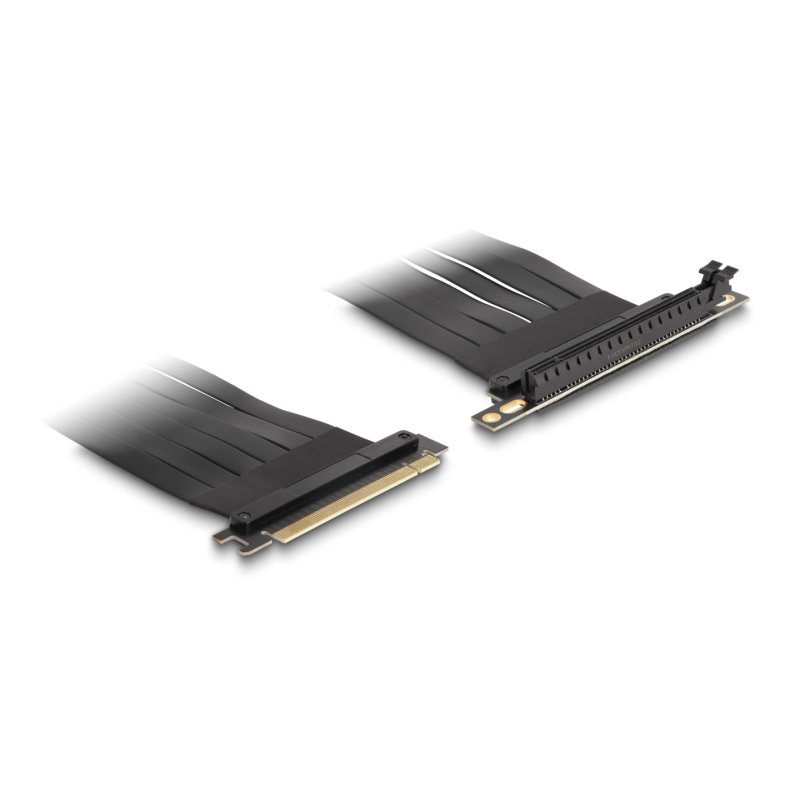 Riser Karte PCI Express x16 Stecker zu x16 Slot 90° gewinkelt mit Kabel 30 cm