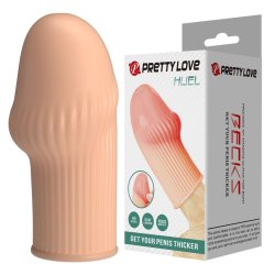 Pretty Love Huel Ribbed Textured Penis Sleeve