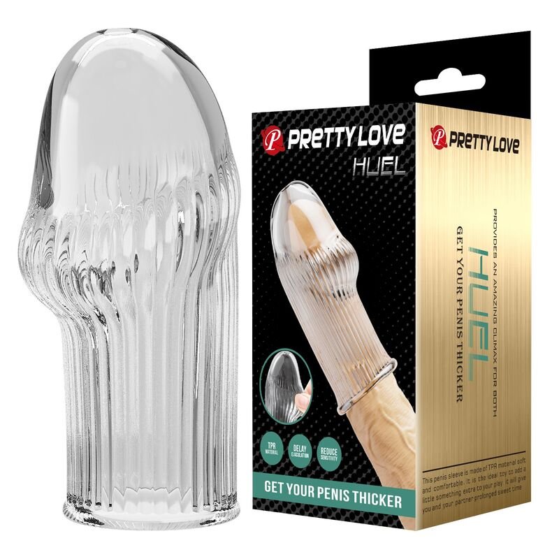 Pretty Love Huel Clear Penis Sleeve