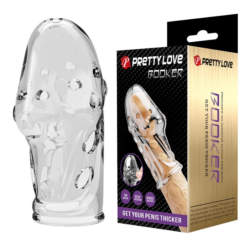 Pretty Love Booker Penis Sleeve - Clear