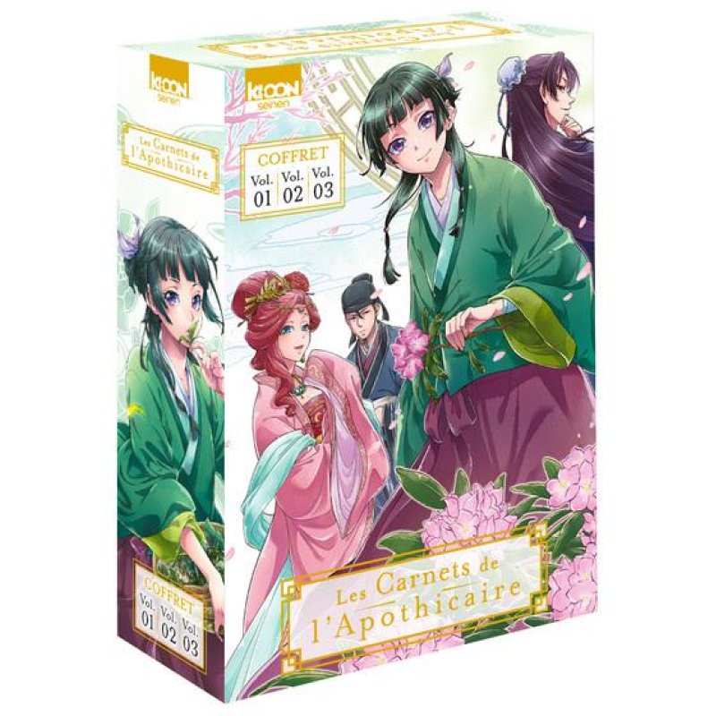 LES CARNETS DE L'APOTHICAIRE - COFFRET - TOME 1 A 3