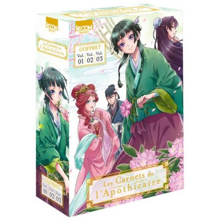 LES CARNETS DE L'APOTHICAIRE - COFFRET - TOME 1 A 3