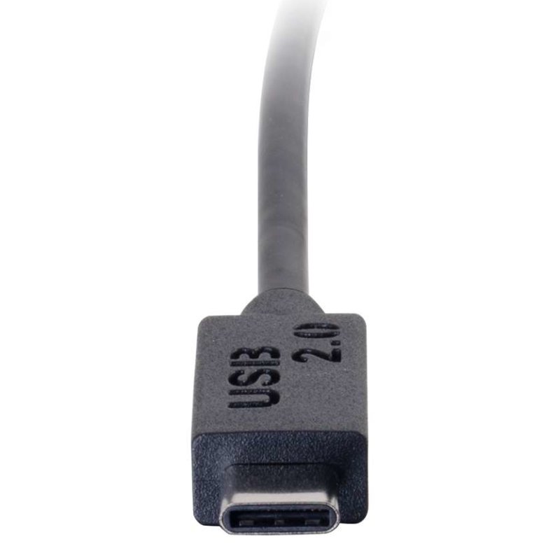 C2G 3ft (0.9m) USB 2.0 USB-C to USB-B Cable M/M - Black