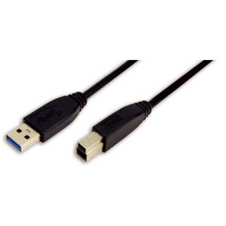 LogiLink 1m USB 3.0 câble USB USB 3.2 Gen 1 (3.1 Gen 1) USB A USB B 5 Gbit/s Noir