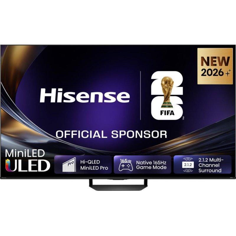 139,7 cm (55") 3840 x 2160 Pixel Hisense 20018705 16:9 4K Ultra HD DLED 8 ms SmartTV HDMI VESA 400 x 400 mm LAN WIFI