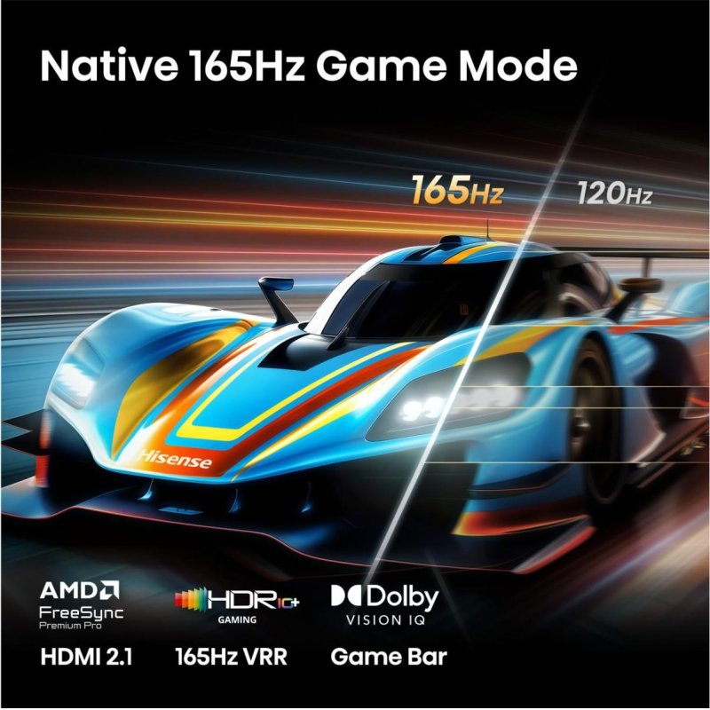 Hisense 55U7DS PRO 139,7 cm (55") 4K Ultra HD Smart TV Wifi Noir