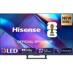 165,1 cm (65") 3840 x 2160 Pixel Hisense 20019129 16:9 4K Ultra HD QLED 8 ms SmartTV HDMI VESA 400 x 300 mm LAN WIFI