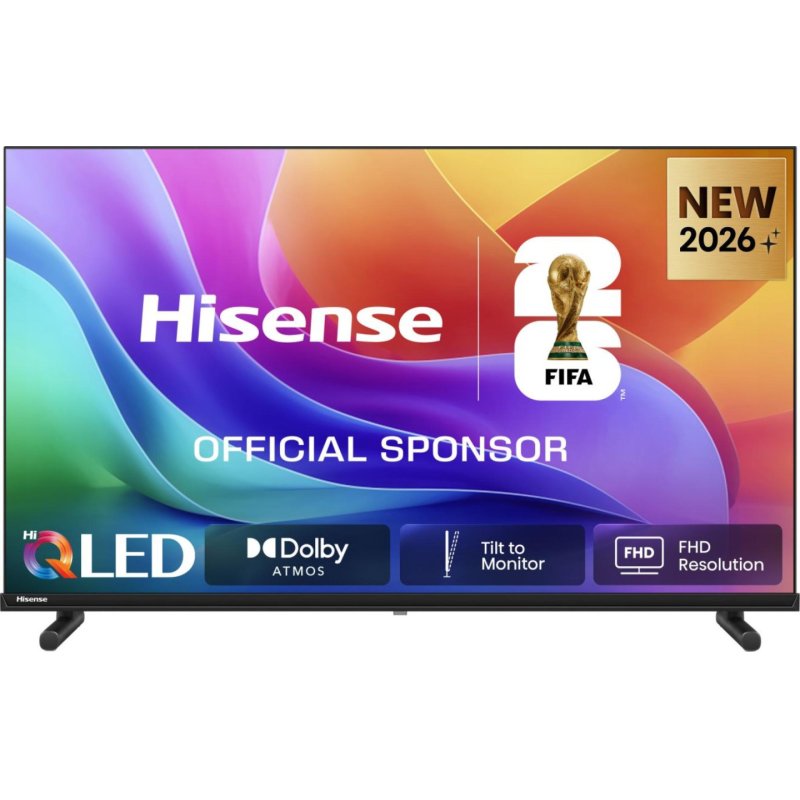 81,3 cm (32") 1920 x 1080 Pixel Hisense 20018229 16:9 Full HD DLED 10 ms SmartTV HDMI VESA 100 x 100 mm LAN WIFI Speaker