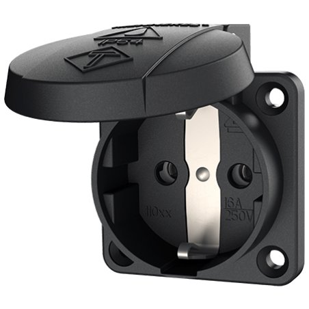 MENNEKES 11032 prise de courant Type F Noir