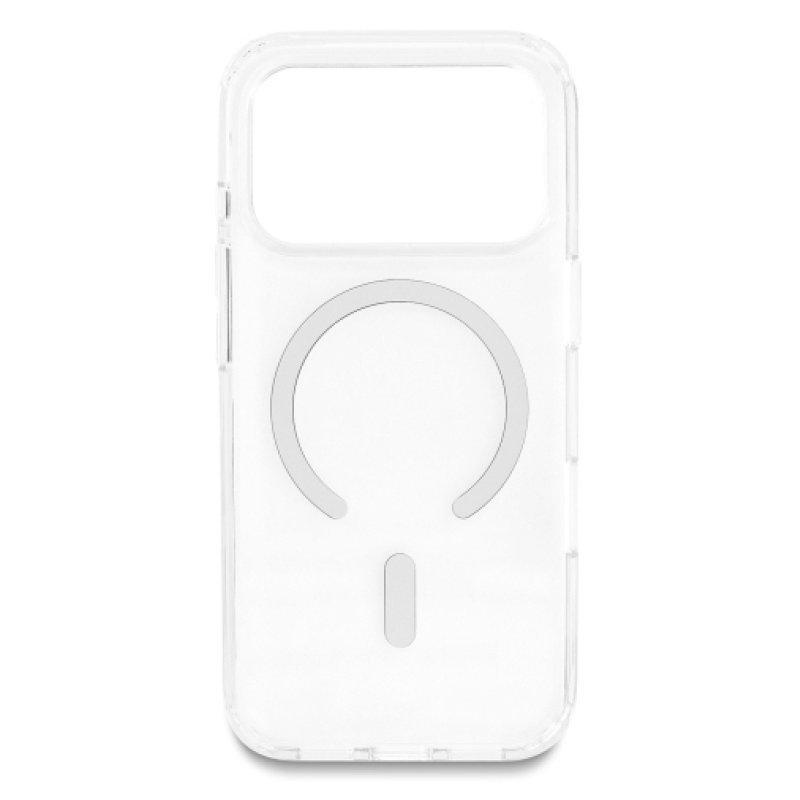 Delock Schutzhülle für iPhone 17 Pro kompatibel mit MagSafe transparent-weiß