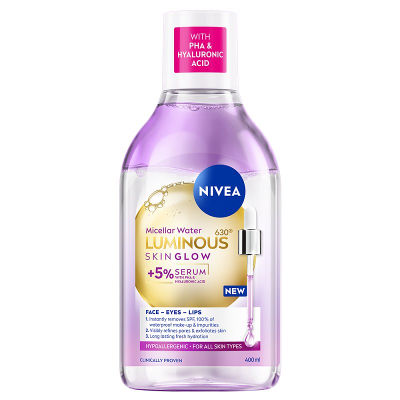 Nivea - Luminous Skin Glow Micellar Water - 400 ml