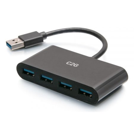 C2G 4-Port USB-A 3.0 Hub - SuperSpeed USB 5Gbps