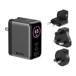 Sandberg Travel Charger PD65W Display
