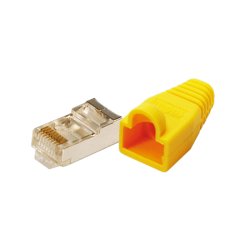LogiLink MP0015 connecteur de fils RJ-45 Jaune