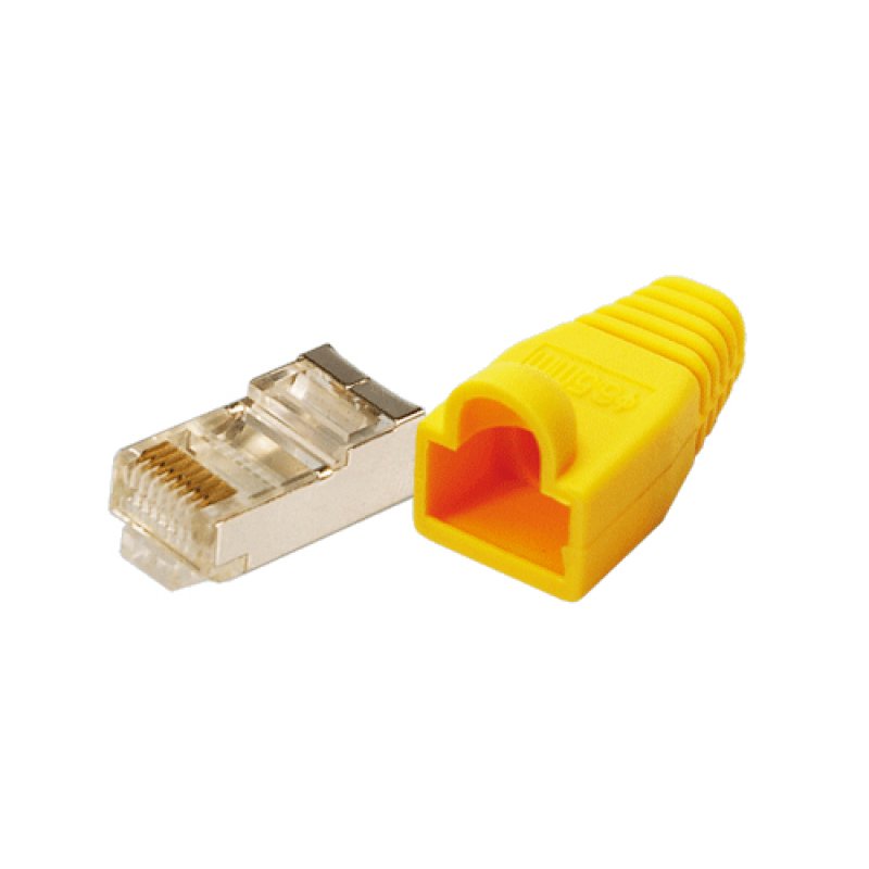 LogiLink Modularst.CAT5e gelb 100e