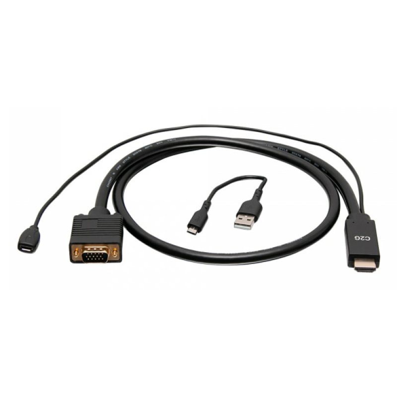 10ft/3M HDMI to VGA Cable 1080P 60Hz