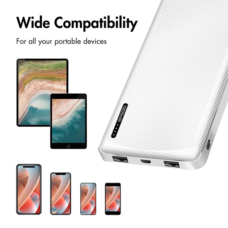 LogiLink PA0328WRF power bank 10000 mAh White