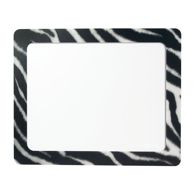 Logilink Mauspad Fotorahmen "Zebra Design" extra dünn